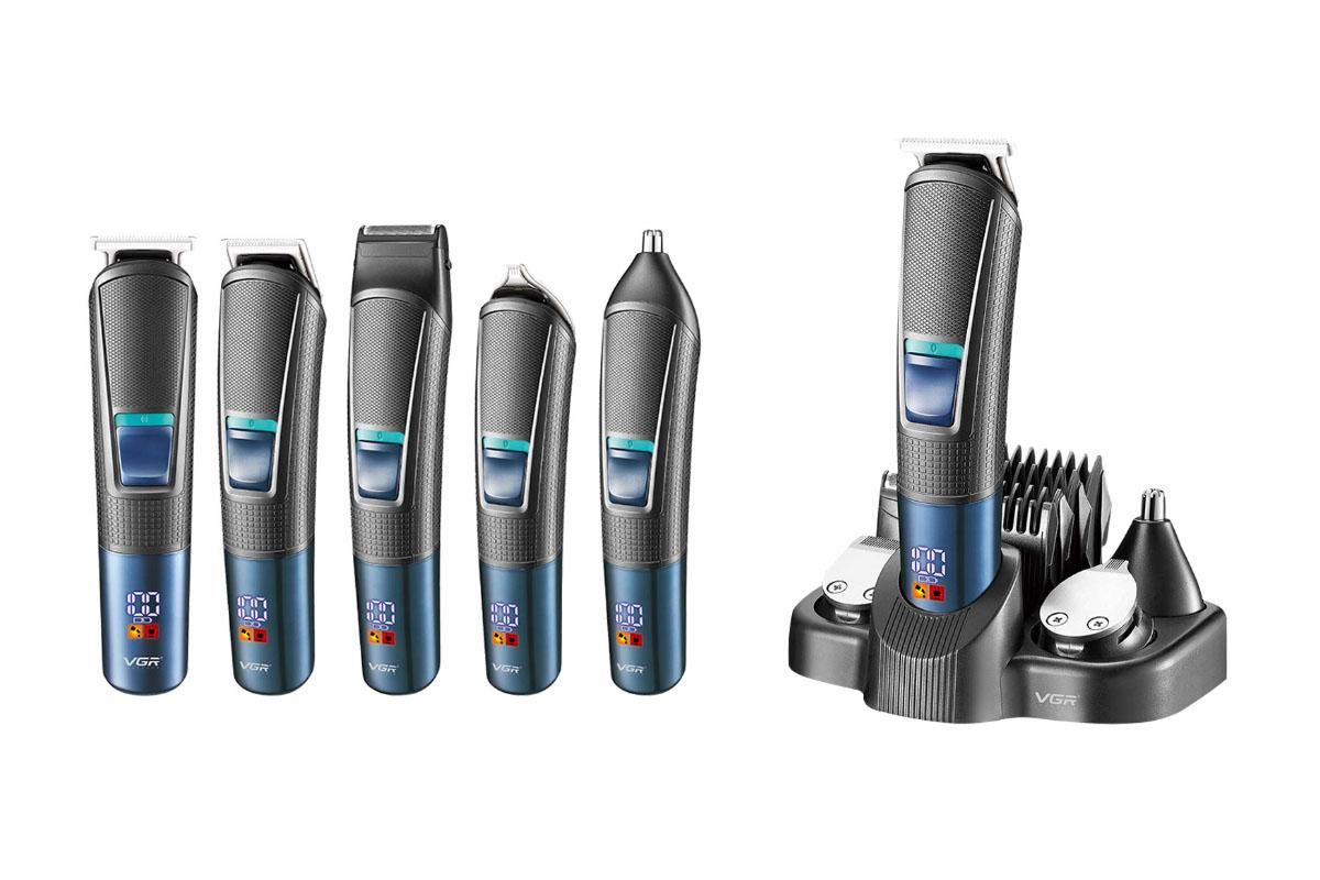 Electric Razor Hair Trimmer for Men 5 in 1 Beard Trimmer Washable Hair Clippers Mens Grooming Kit for Nose Mustache Body Facial - Image 2