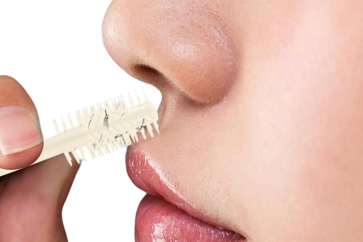 Nose Hair Trimmer for Men Women Double Sided Nose Hair Knife with Nose Picker - Image 2