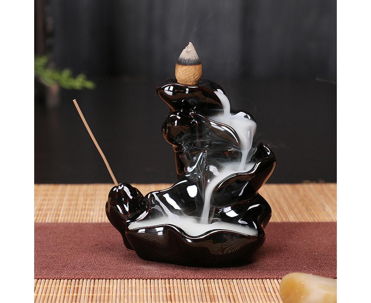Ceramic Waterfall Backflow Incense Burners Holder Censer Diffuser Home Decor-2# - Image 6