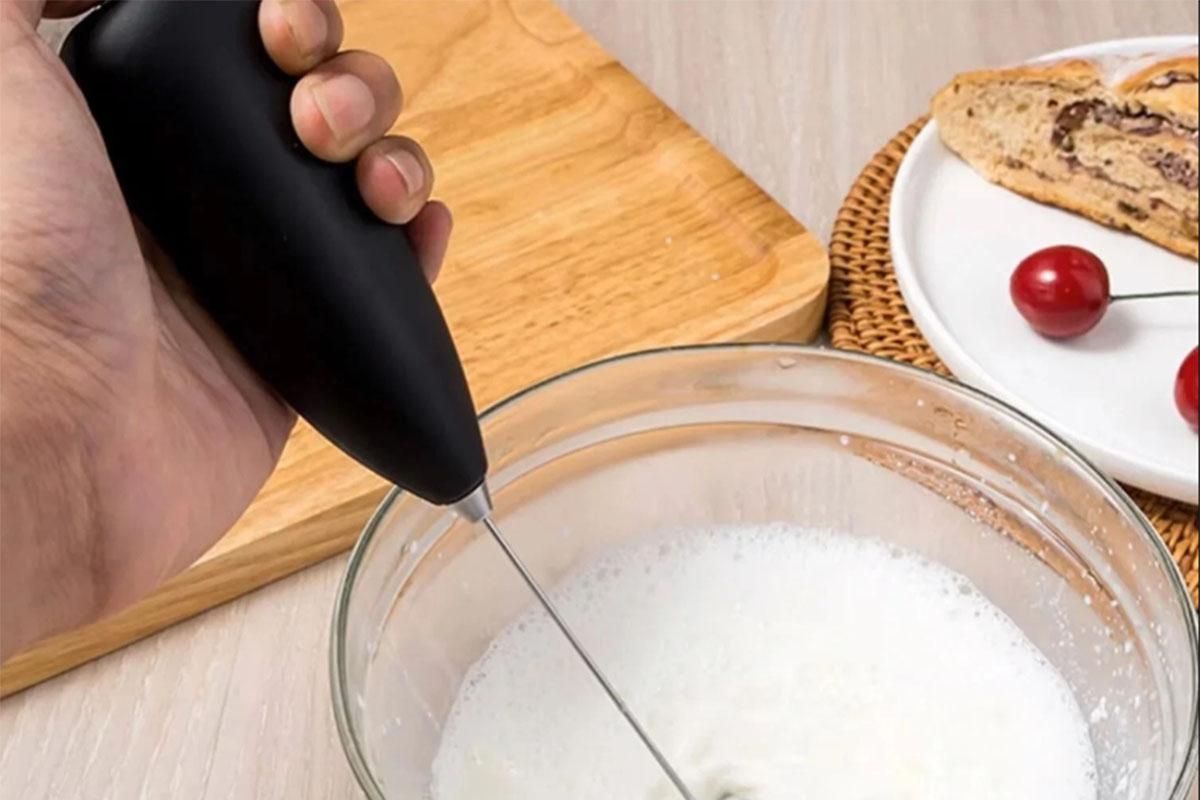 Electric Milk Coffee Foamer Frother Egg Beater Whisk Mixer Blender Kitchen Tool - Image 4