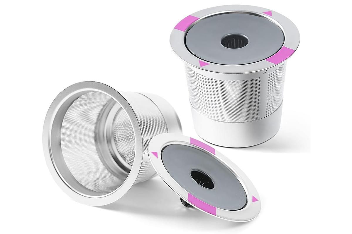 2 PCS Stainless Steel Coffee Filter Pods Compatible With Keurig 1.0 2.0 Reusable K Cups - Image 2