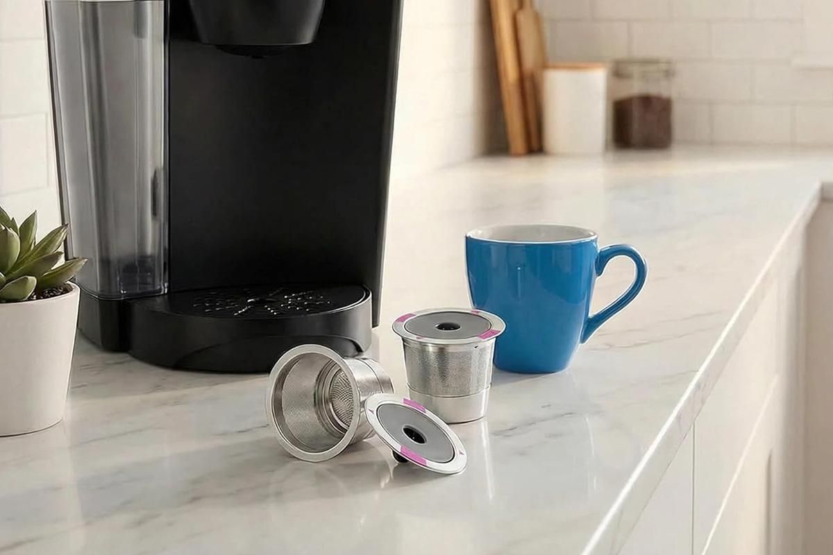 2 PCS Stainless Steel Coffee Filter Pods Compatible With Keurig 1.0 2.0 Reusable K Cups - Image 6