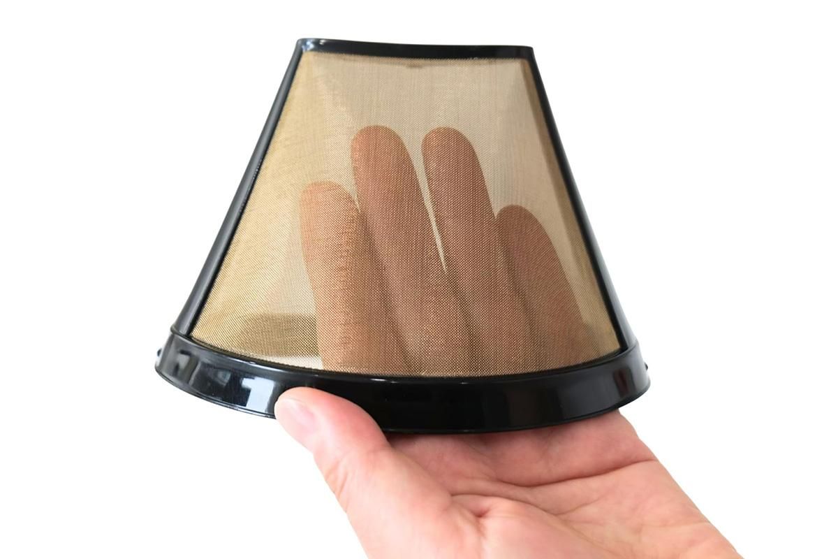Stainless Steel Reusable Cone Shape Permanent Coffee Filter Mesh Basket 1pc - Image 3