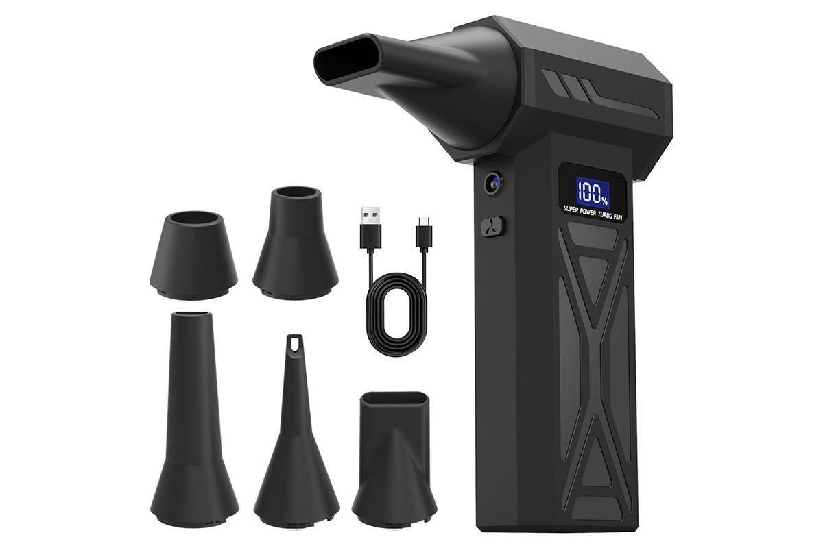 110000RPM Electric Compressed Air Duster Rechargeable Powerful Blower 4 Speed Adjustable - Image 6