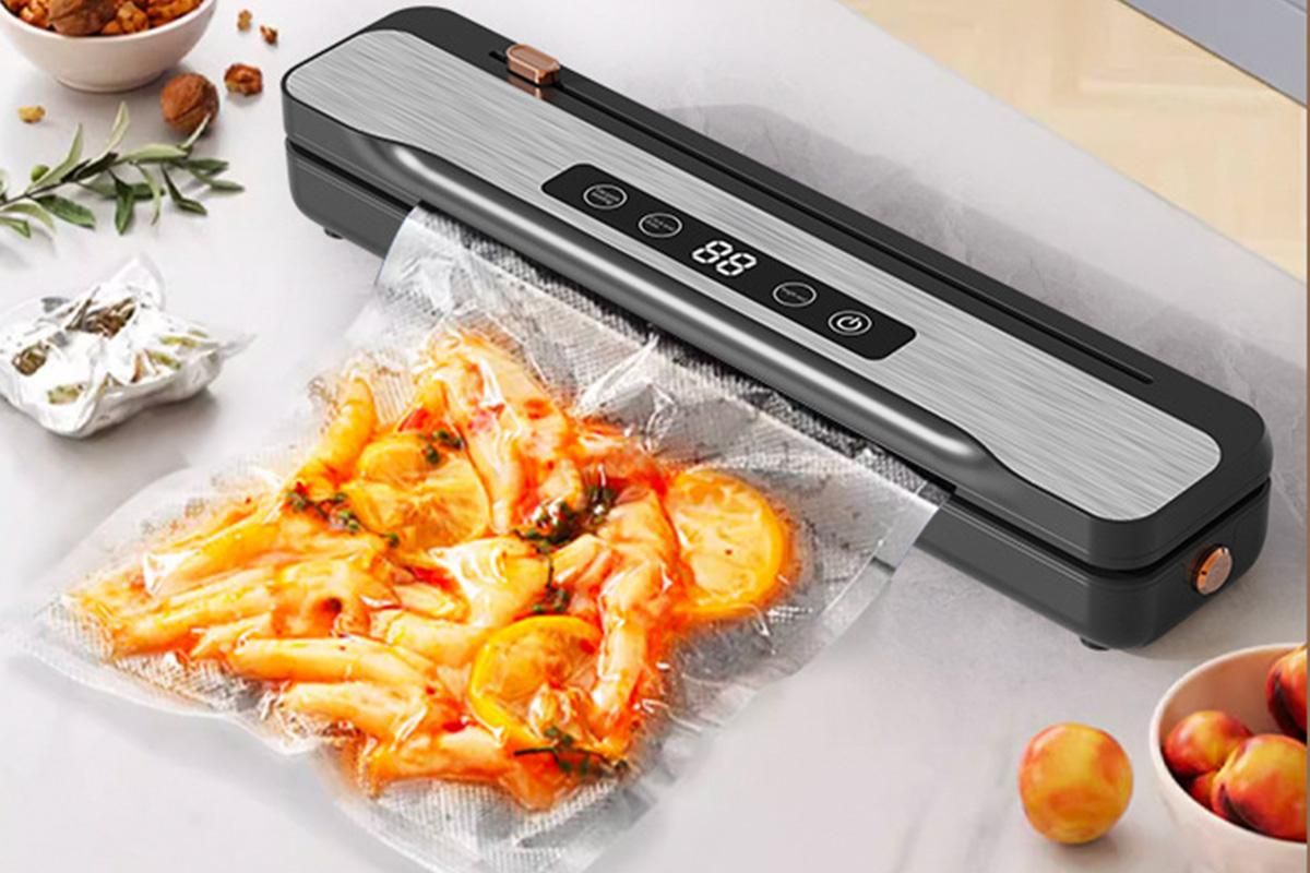 Wet And Dry Dual Use Food Vacuum Sealer Machine With Cutter Device - Image 3