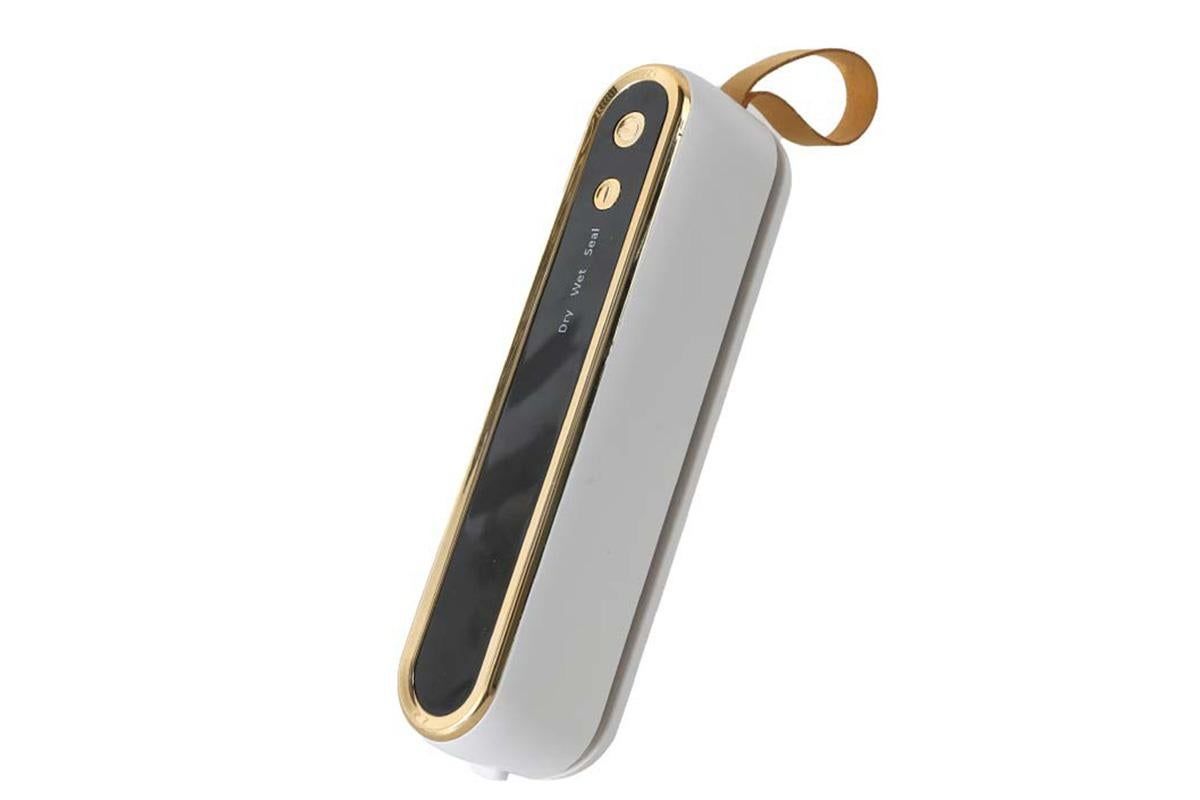 Mini Vacuum Sealer Machine Cordless Food Vacuum Sealer for Freezer Storage Meal Prep - White - Image 2