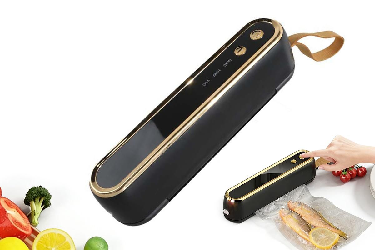 Mini Vacuum Sealer Machine Cordless Food Vacuum Sealer for Freezer Storage Meal Prep - White - Image 7
