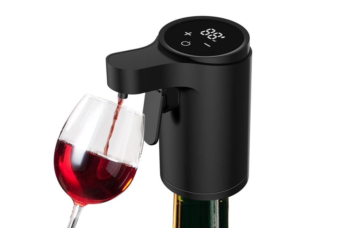 Smart Touch Screen Electric Wine Spirit Dispenser - Black - Image 5