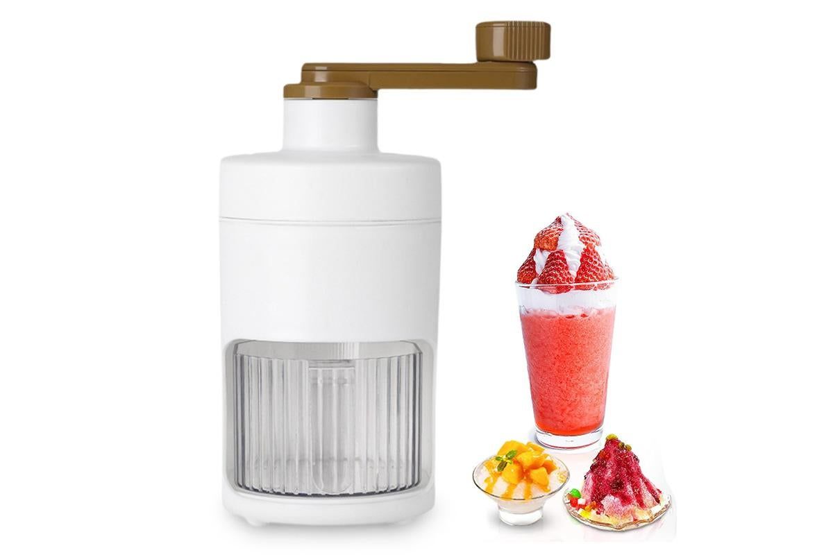 Manual Ice Crusher Shaver Portable Shaved Ice Machine Hand Snow Cone Maker - Image 1
