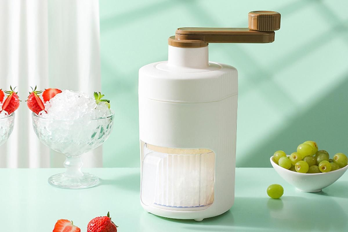 Manual Ice Crusher Shaver Portable Shaved Ice Machine Hand Snow Cone Maker - Image 2