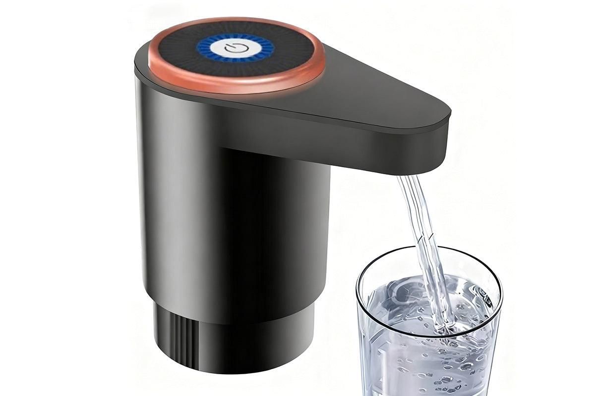 Portable Electric Water Bottle Pump Automatic Dispenser For Home Kitchen Camping - Black - Image 5