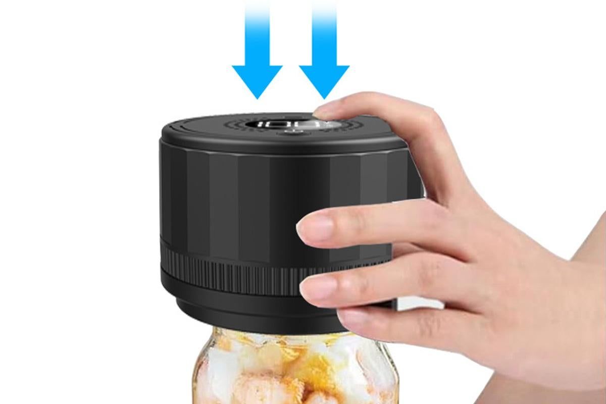 Electric Mason Jar Vacuum Sealer Kit for Food Storage and Preservation - Image 4