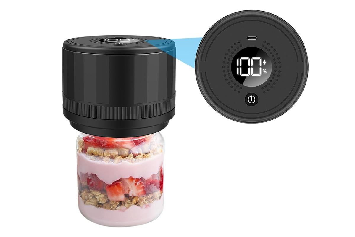 Electric Mason Jar Vacuum Sealer Kit for Food Storage and Preservation - Image 6