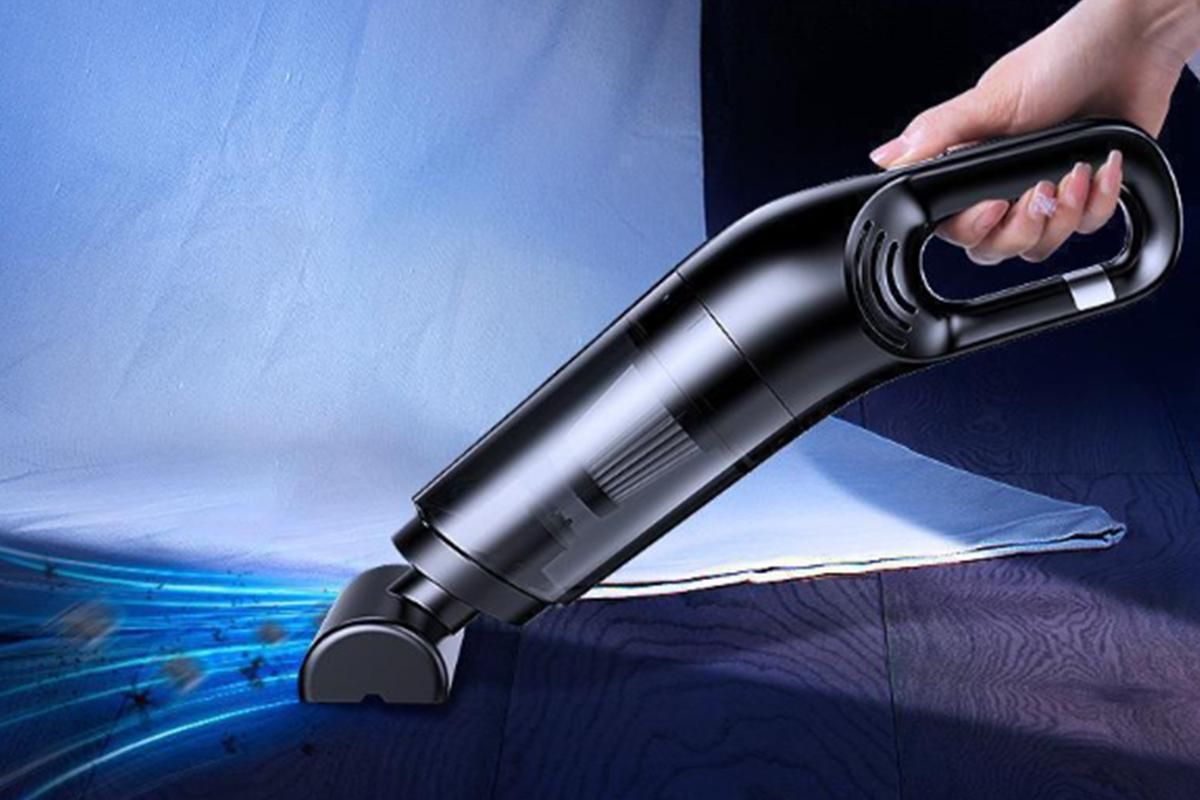 Cordless Handheld Car Vacuum Cleaner 10000Pa Strong Suction USB Rechargeable - Black - Image 2