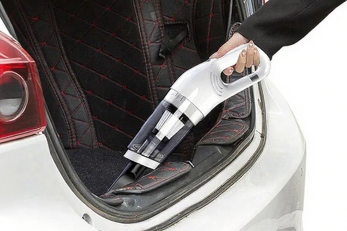 Cordless Handheld Car Vacuum Cleaner 10000Pa Strong Suction USB Rechargeable - White - Image 2