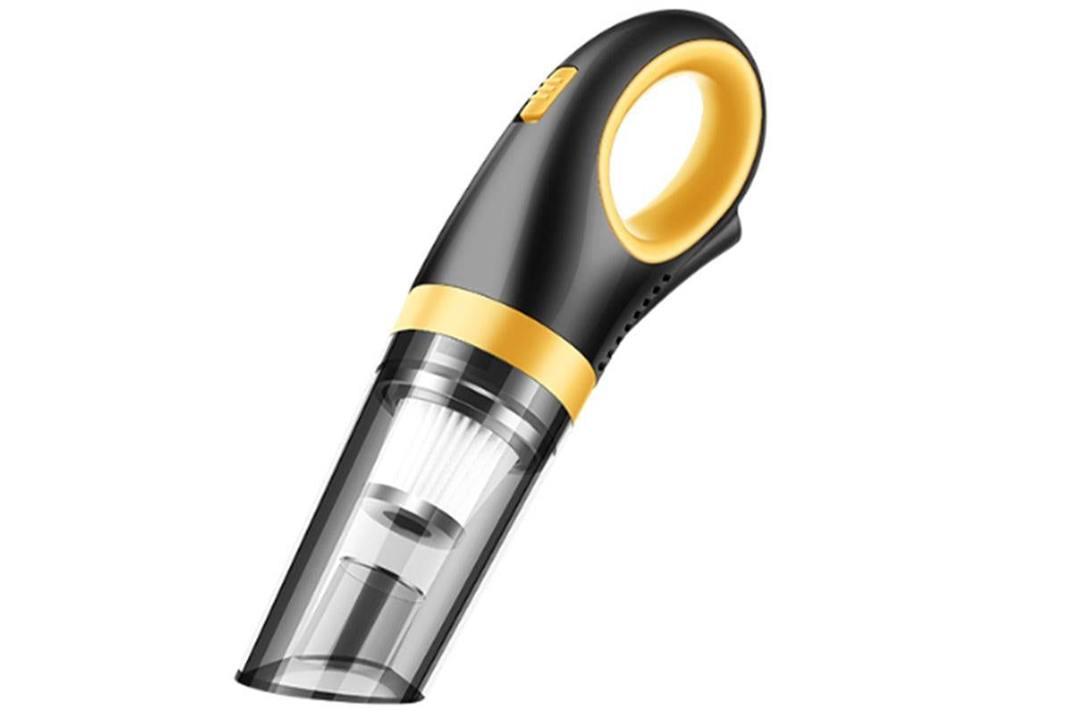 120W Cordless Car Vacuum Cleaner 9000Pa Handheld Portable Vacuum for Home Auto - Yellow - Image 2