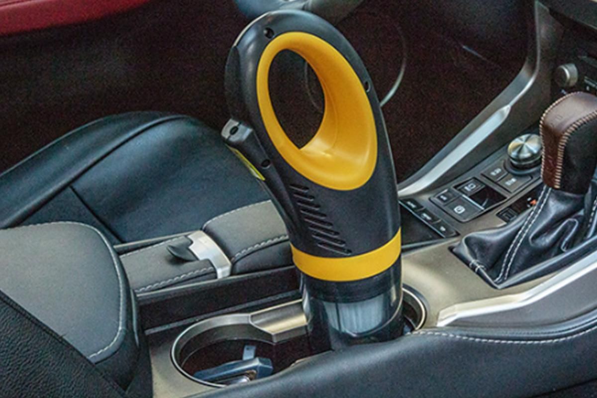120W Cordless Car Vacuum Cleaner 9000Pa Handheld Portable Vacuum for Home Auto - Yellow - Image 3