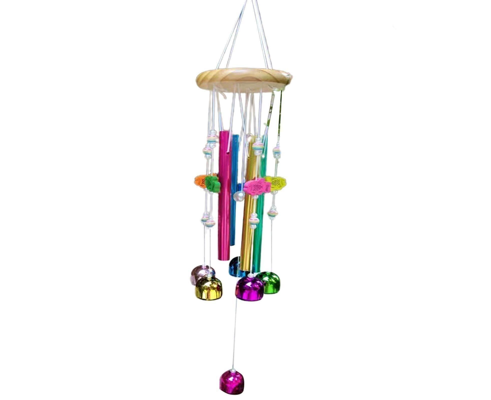 Colorful Fish Wind Chime-Multicolor - Image 2