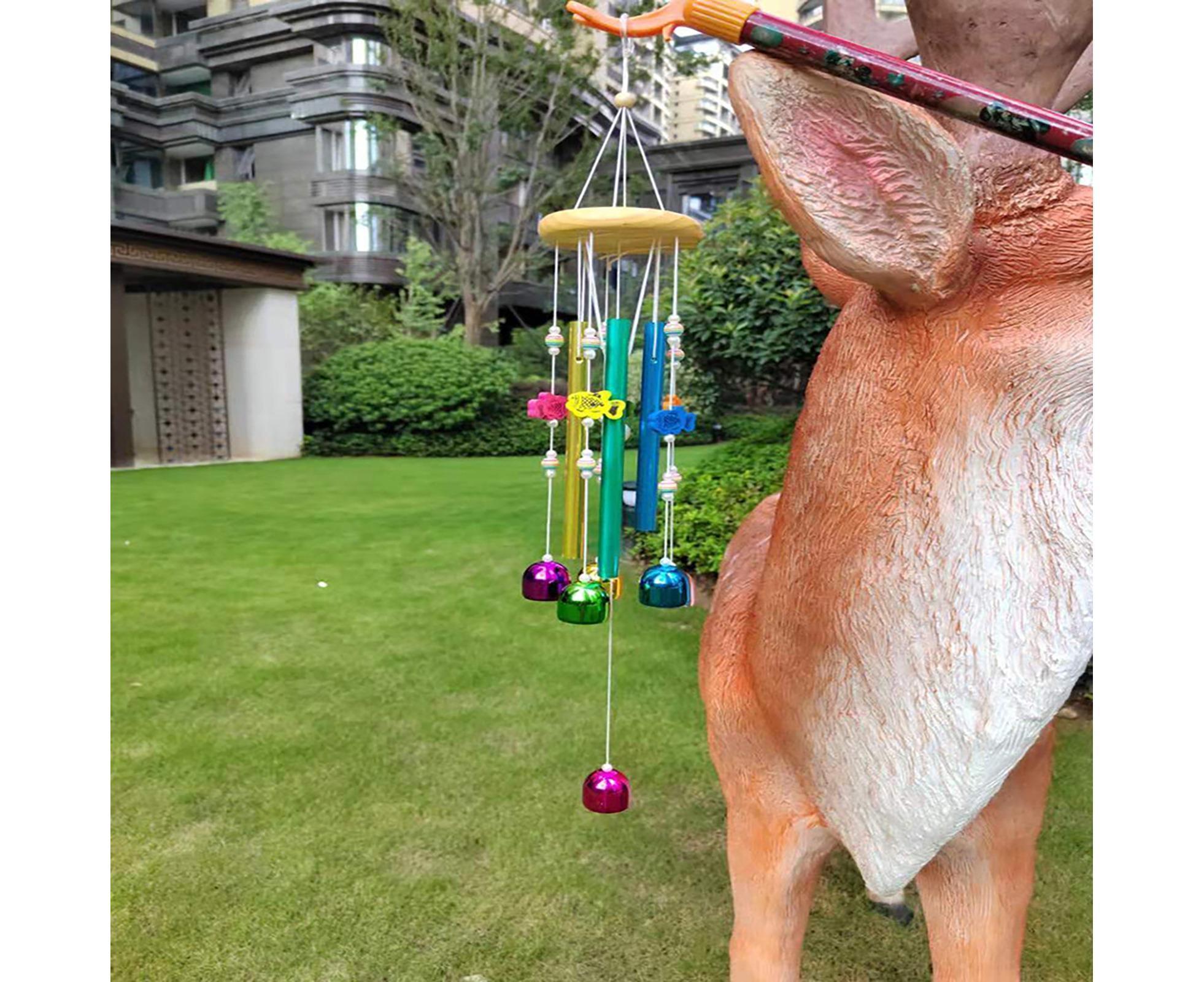 Colorful Fish Wind Chime-Multicolor - Image 5