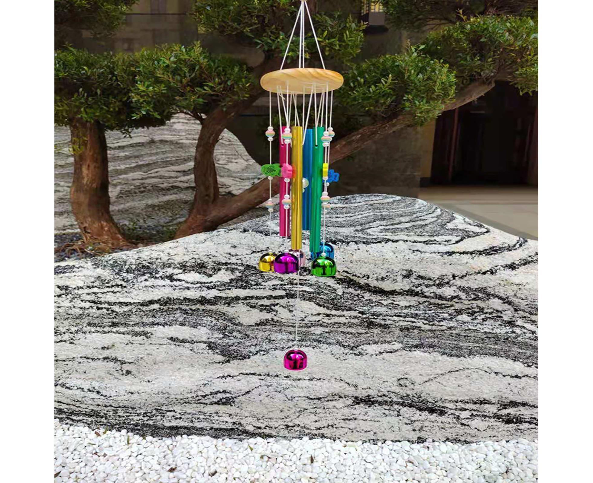 Colorful Fish Wind Chime-Multicolor - Image 7