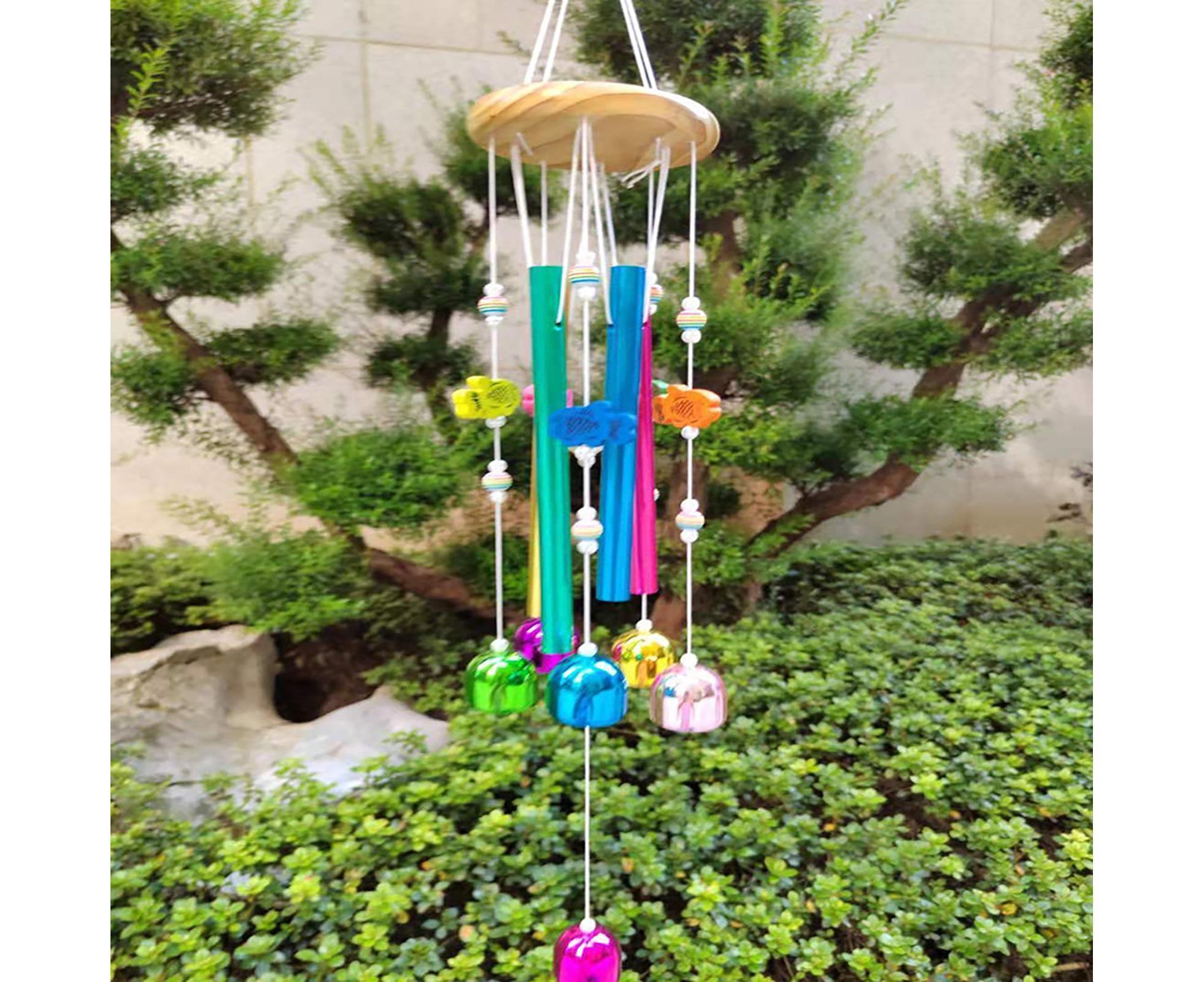 Colorful Fish Wind Chime-Multicolor - Image 8