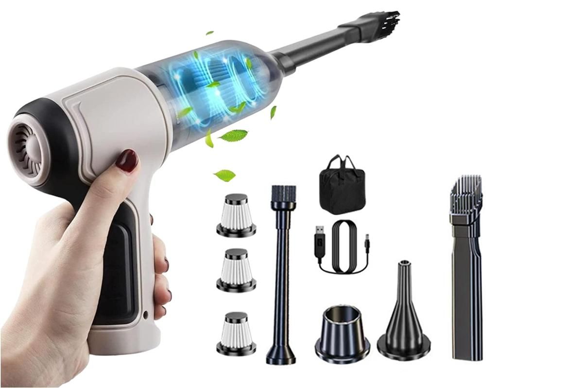 Portable Cordless Rechargeable Car Vacuum Cleaner Handheld Vacuum for Car Home - Image 1