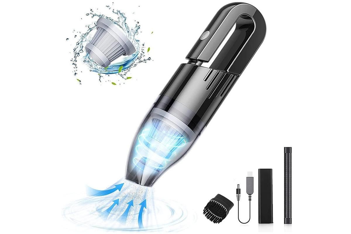 Handheld Car Vacuum Cleaner 4500Pa Vacuum Cleaner and Air Duster for Car Home Office - Image 1