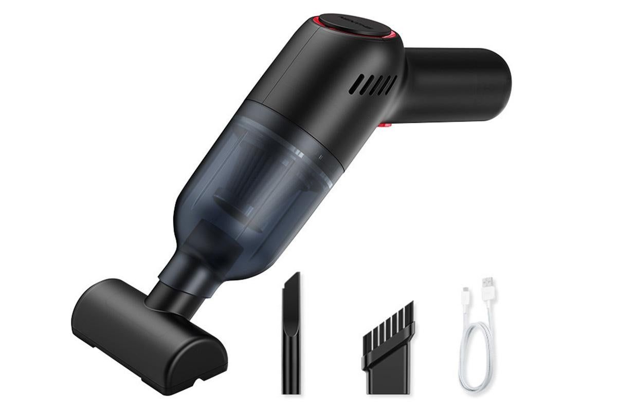 Handheld Car Vacuum Cleaner 9000Pa Rechargeable Portable Cordless Duster - Black - Image 8
