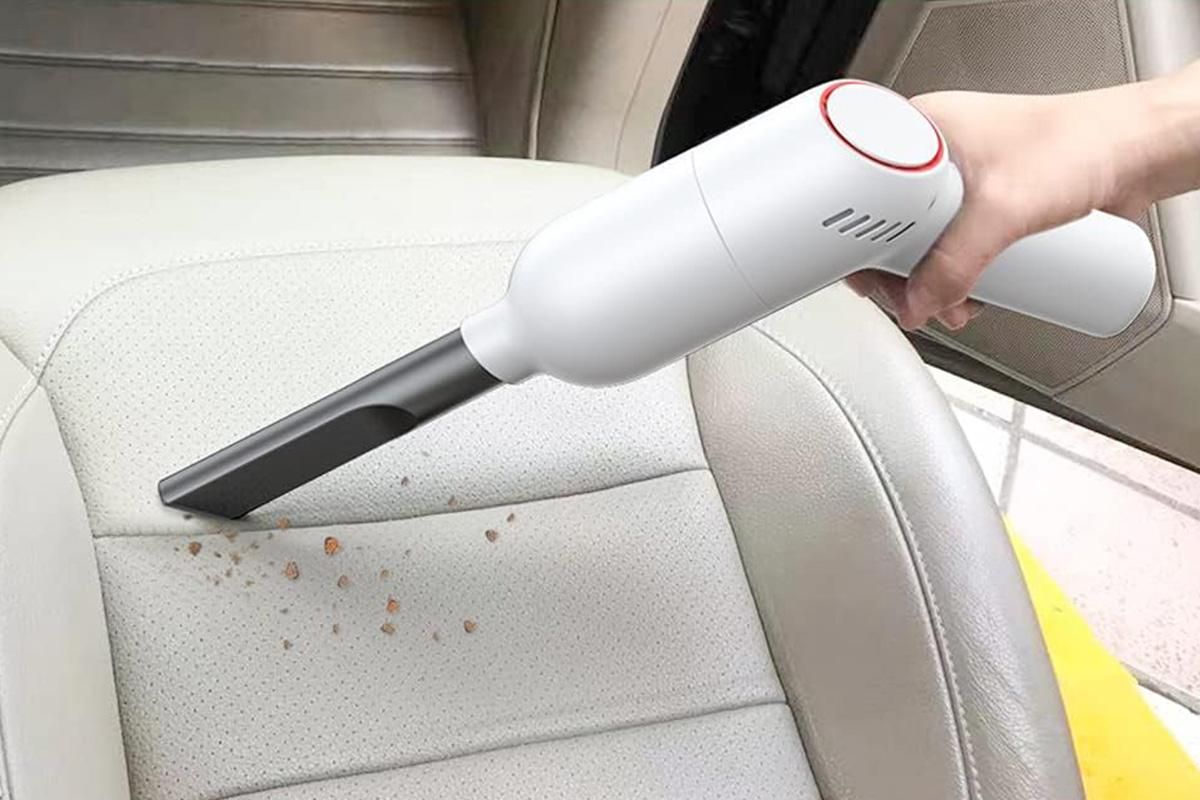 Handheld Car Vacuum Cleaner 9000Pa Rechargeable Portable Cordless Duster - White - Image 3