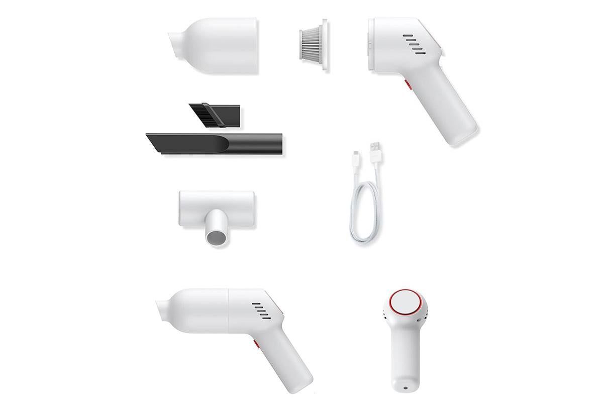 Handheld Car Vacuum Cleaner 9000Pa Rechargeable Portable Cordless Duster - White - Image 6