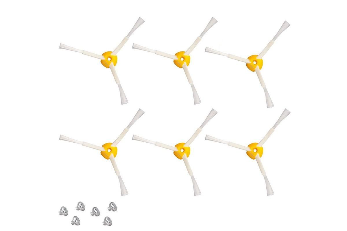 6 Pcs 3-Armed Replacement Side Brushs For iRobot 500 600 700 Series 560 630 650 760 770 - Style1 - Image 3