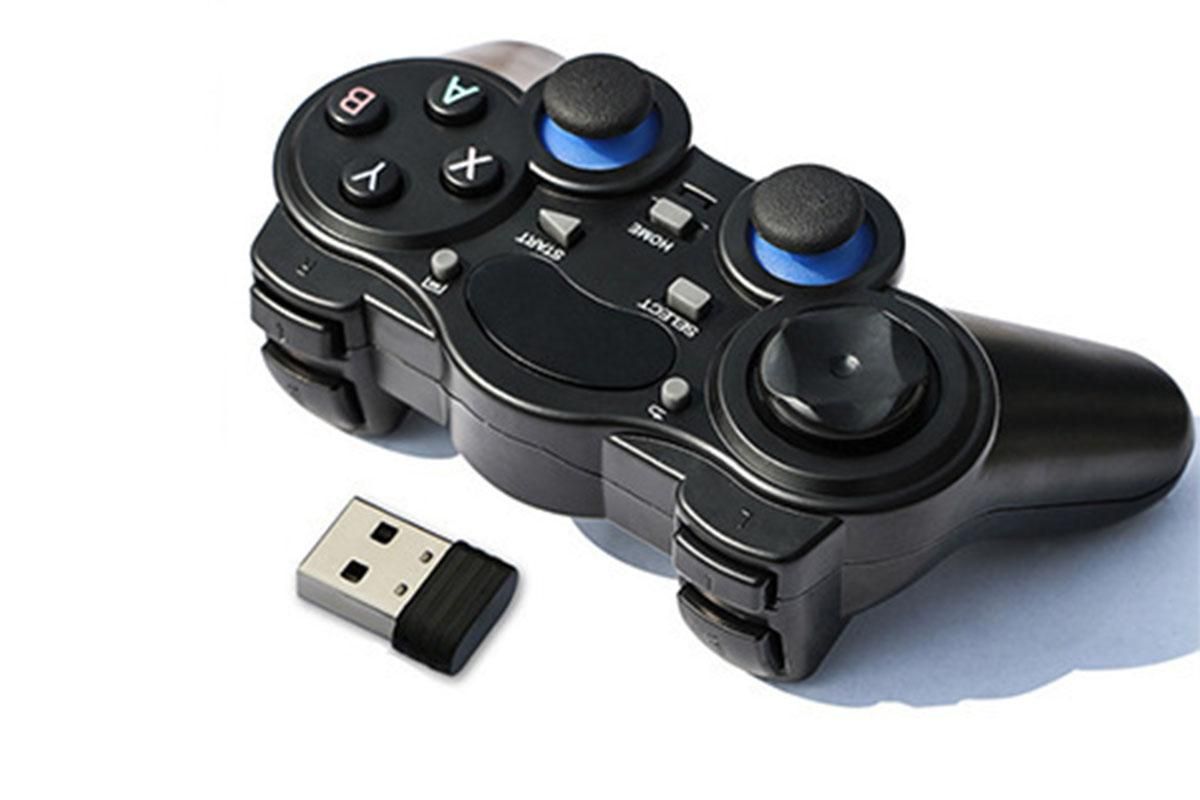 Wireless Gaming Controller for Android TV Box PC 2.4GHz Gamepad Joystick - Black - Image 5