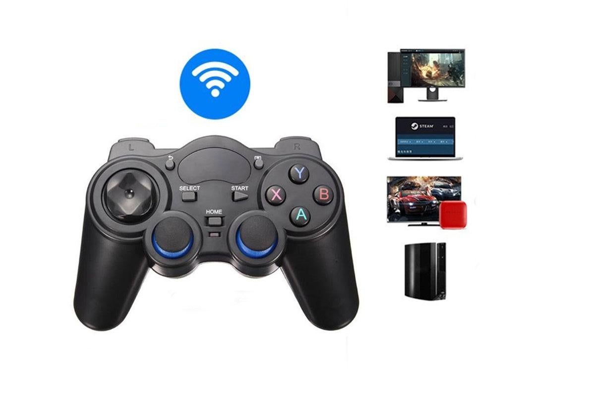 Wireless Gaming Controller for Android TV Box PC 2.4GHz Gamepad Joystick - Black - Image 6