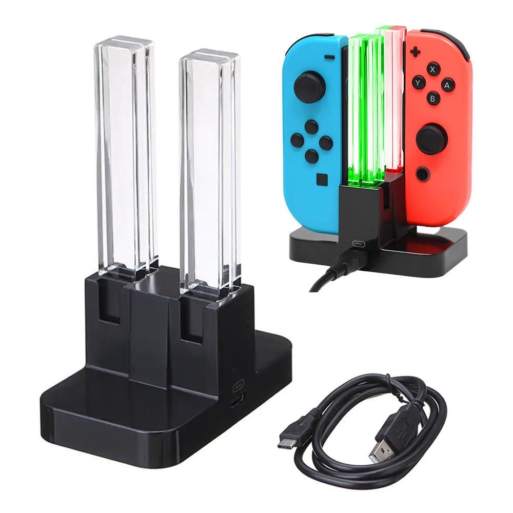 Joy-Con 4-Controller Charging Stand Dock Charger for Nintendo Switch Console - Image 7