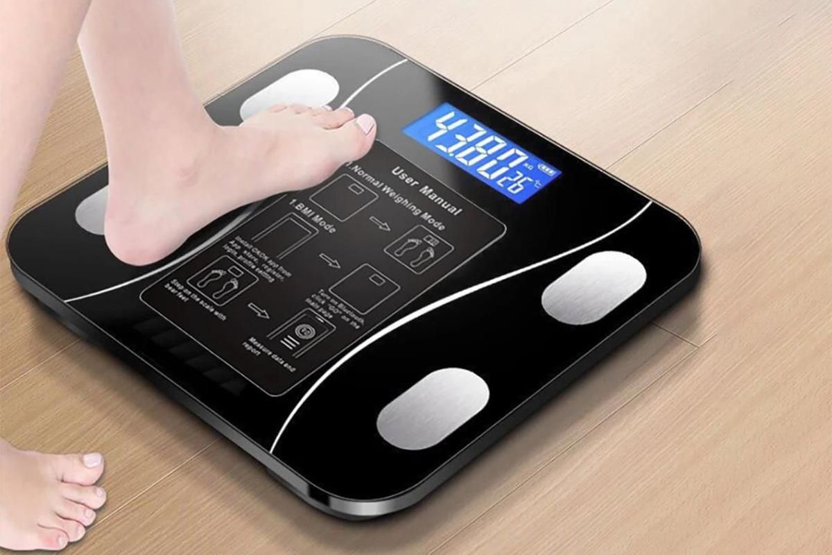 Smart Digital Bathroom Body Fat Scale 180KG Bluetooth Scales Weight -Black - Image 5
