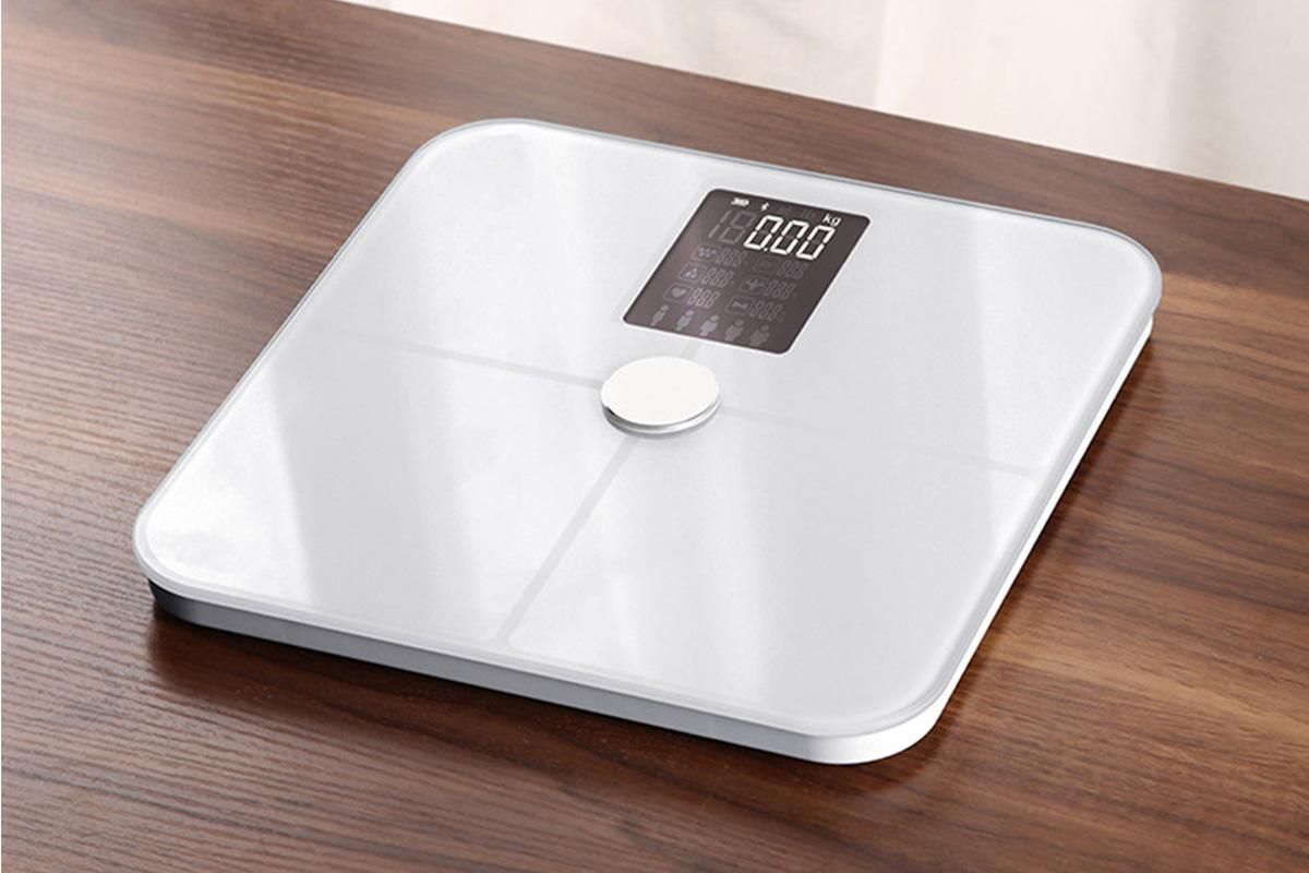 Smart Digital Bathroom Body Fat Scale 180KG Bluetooth Scales Weight for BMI Water -White - Image 2