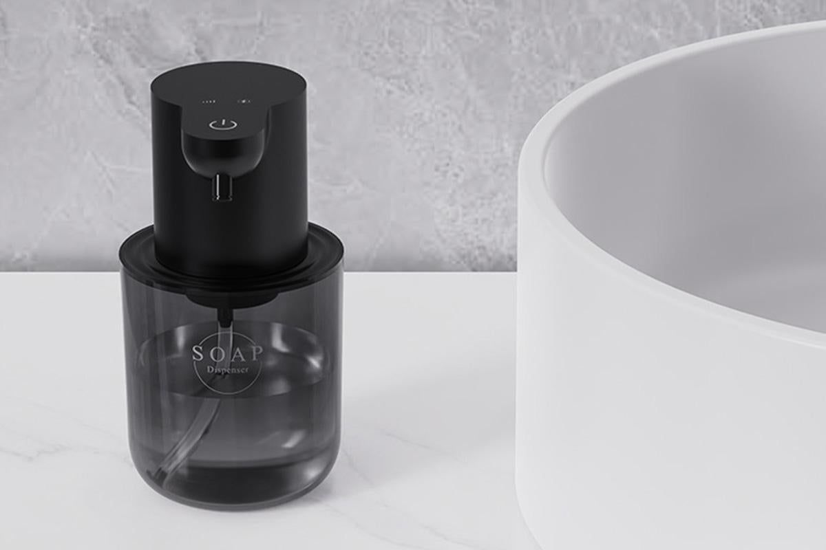 400ml Automatic Foaming Soap Dispenser 4 Level Touchless Foam Soap Dispenser -Black - Image 3
