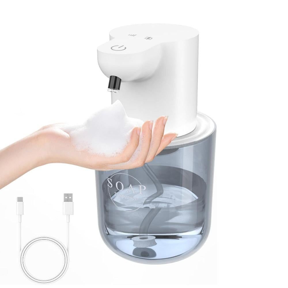 400ml Automatic Foaming Soap Dispenser 4 Level Touchless Foam Soap Dispenser -White - Image 6