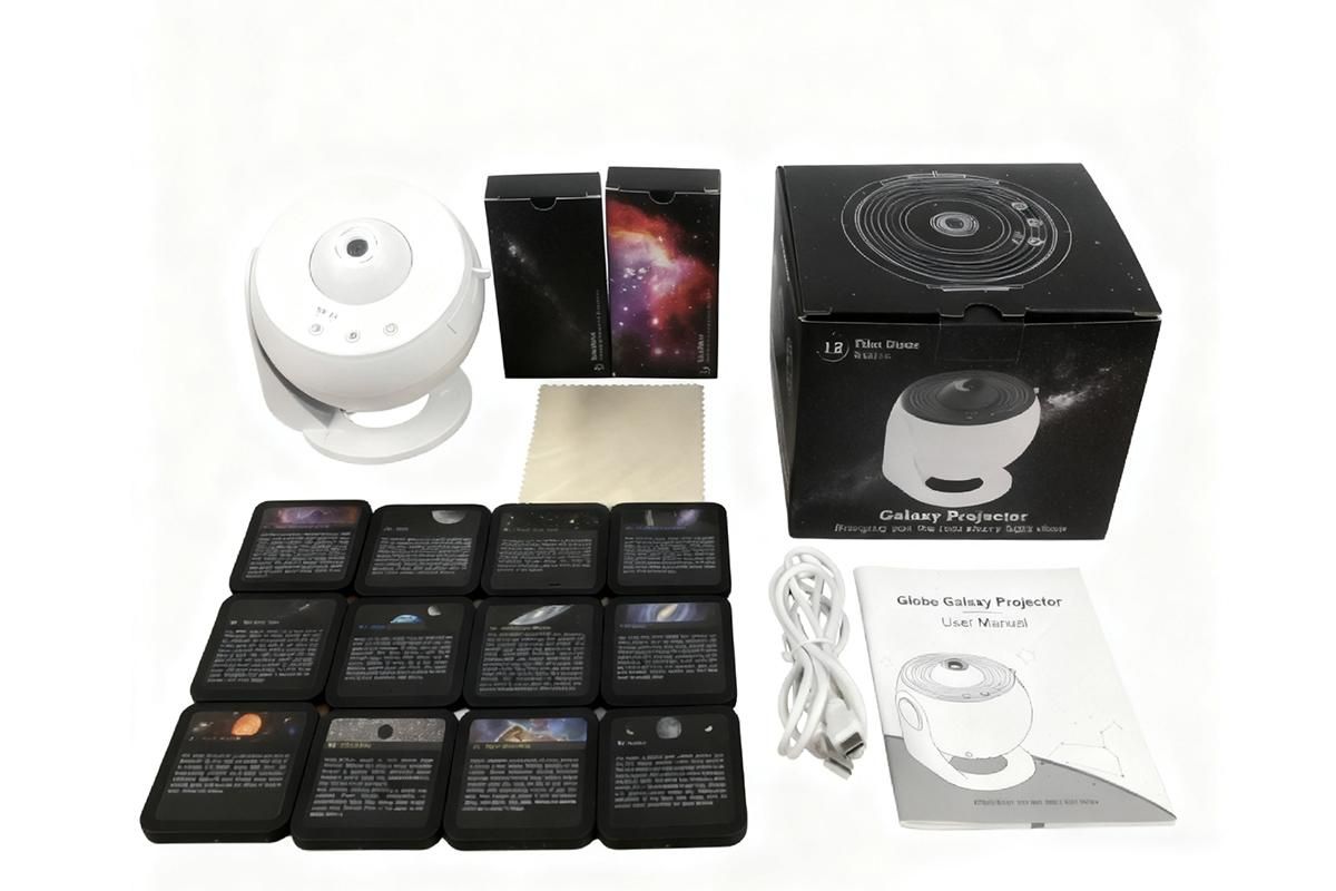 Galaxy Projector for Bedroom 13 Film Discs Projector - White - Image 2