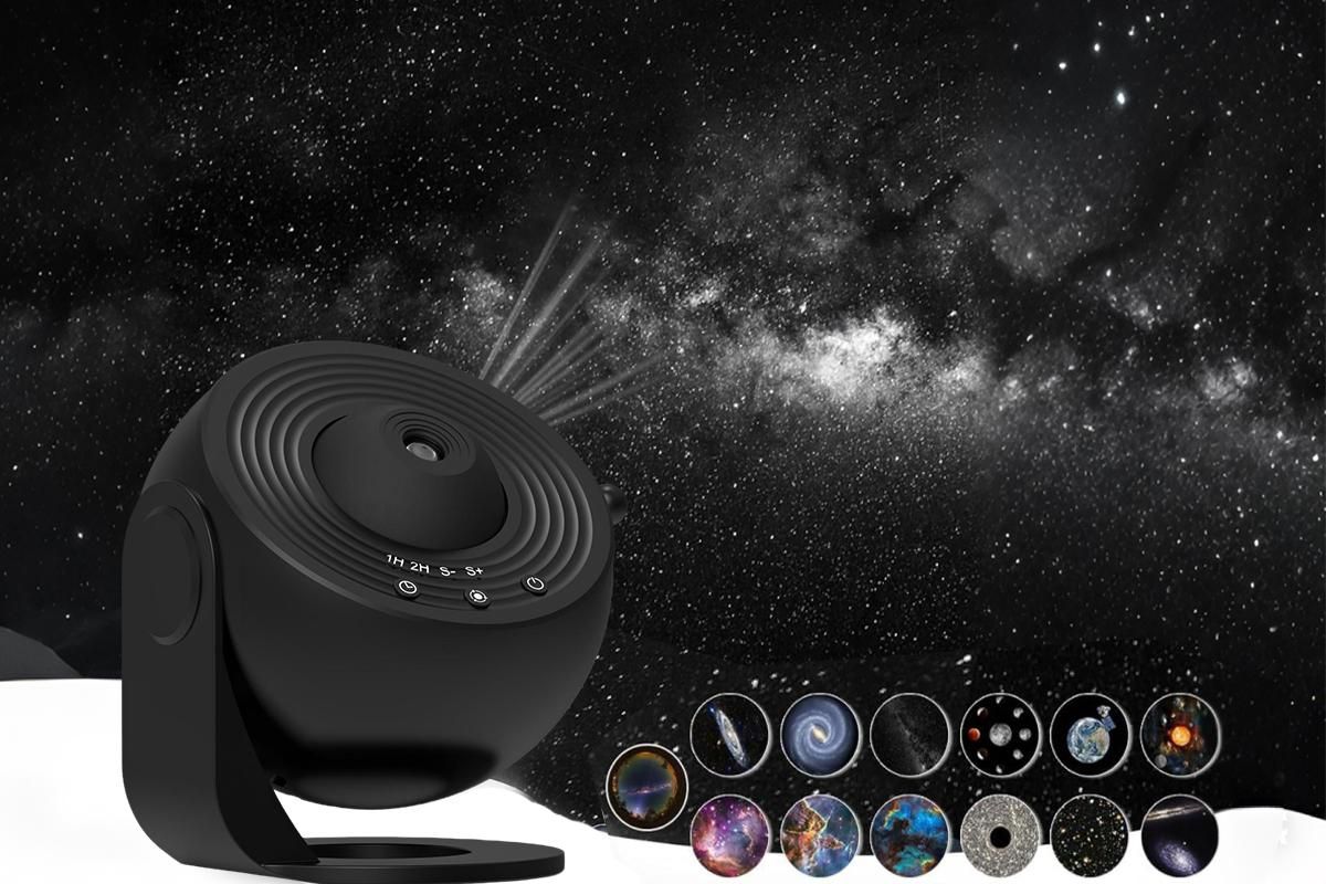 Galaxy Projector for Bedroom 13 Film Discs Projector - White - Image 5
