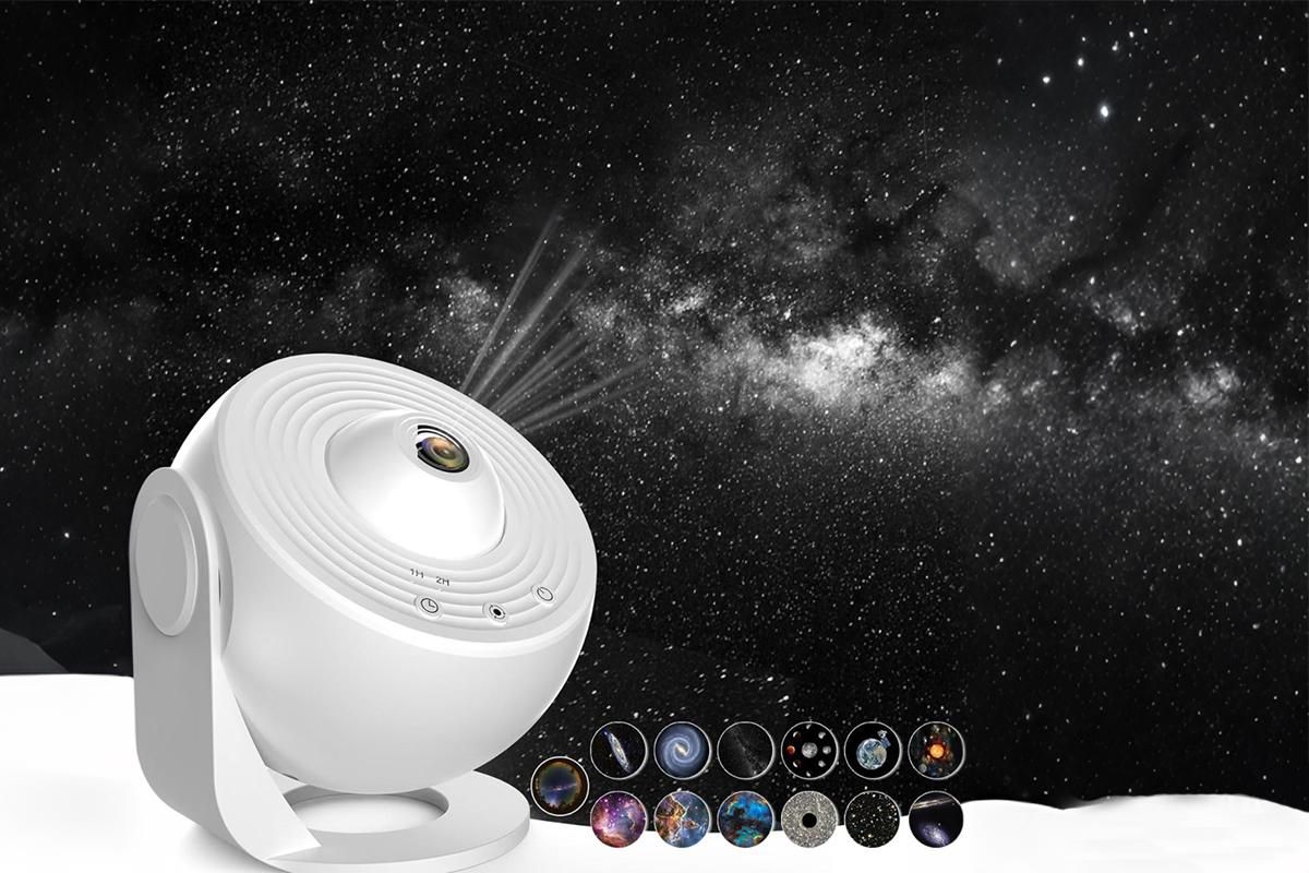 Galaxy Projector for Bedroom 13 Film Discs Projector - Black - Image 5