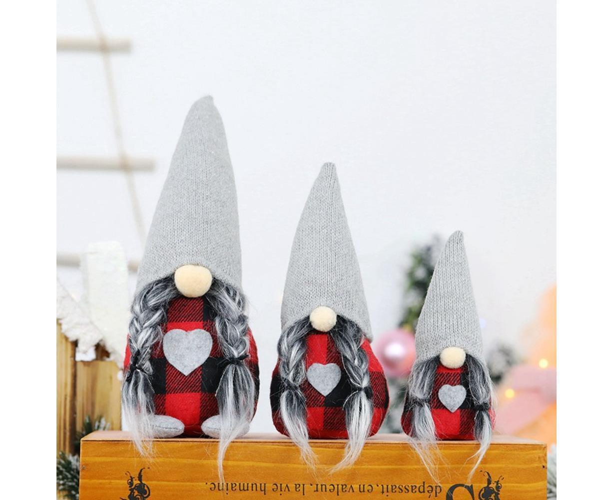 Christmas Ornaments Gnome Faceless Santa Doll Window Tabletop Decoration Gift-L - Image 4