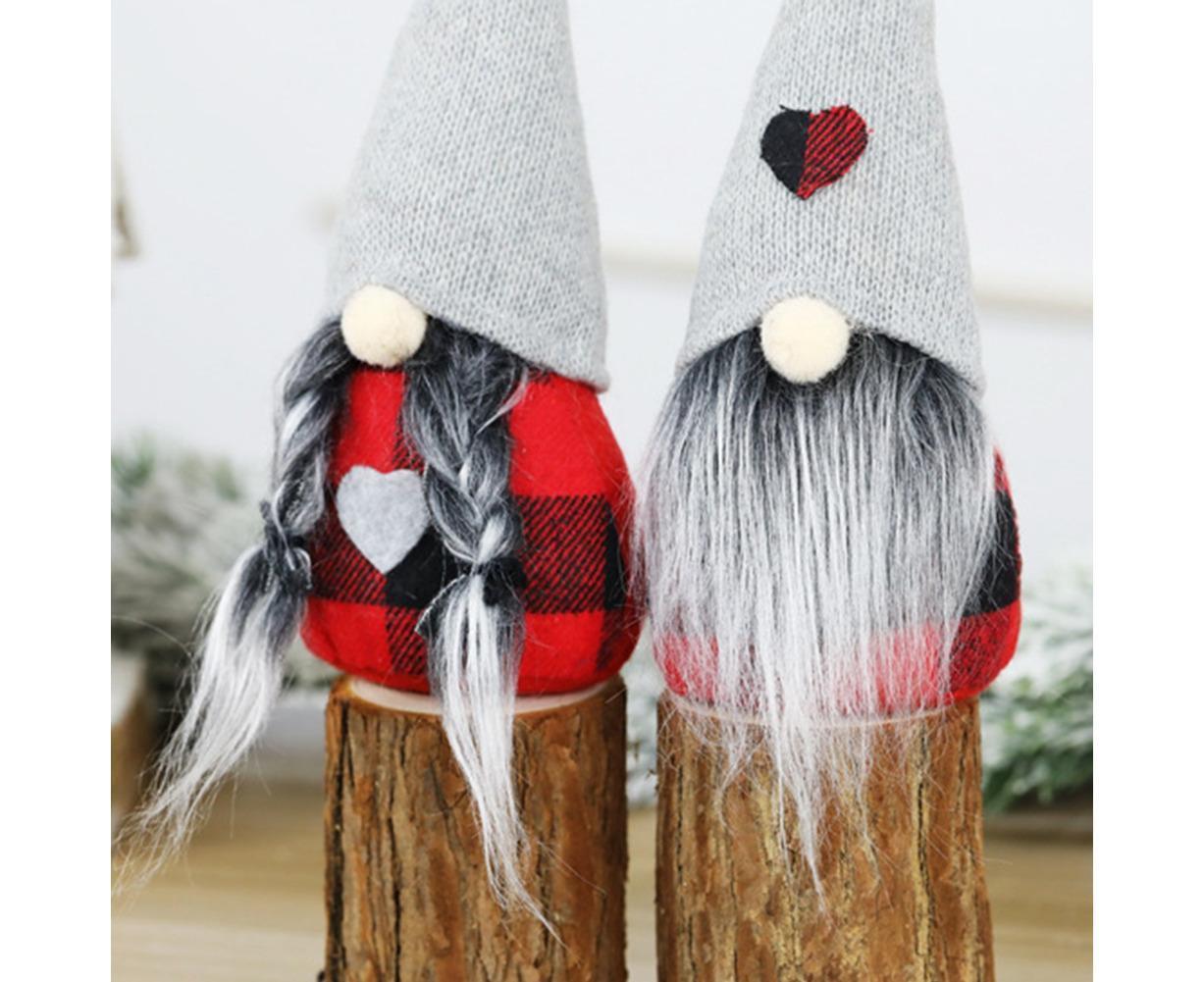 Christmas Ornaments Gnome Faceless Santa Doll Window Tabletop Decoration Gift-L - Image 7