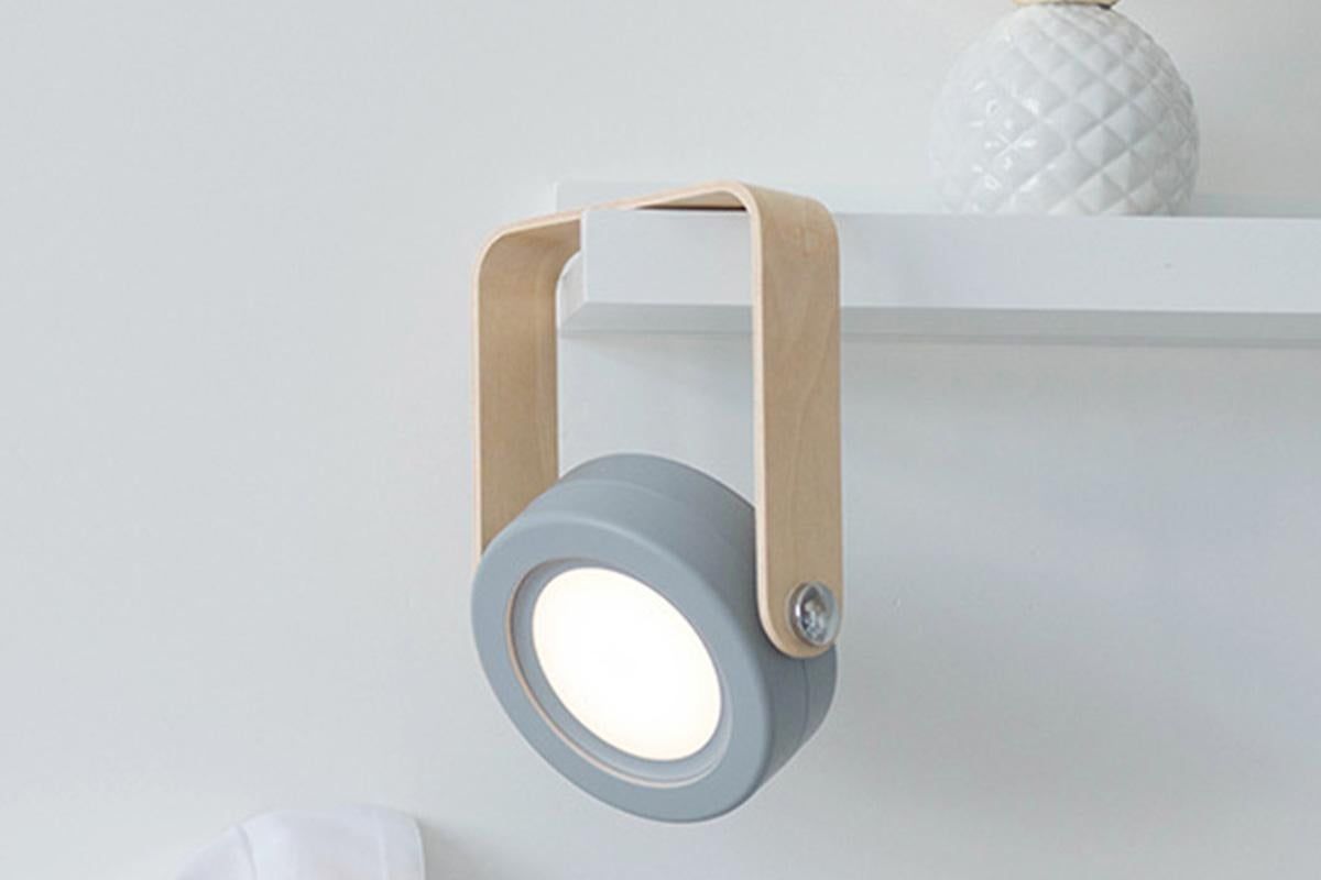 LED Desk Lamp for Office Home Wireless Reading Lamp Dimmable Foldable LED Night Light Portable Camping Flashlight Table Lamp -Grey - Image 5