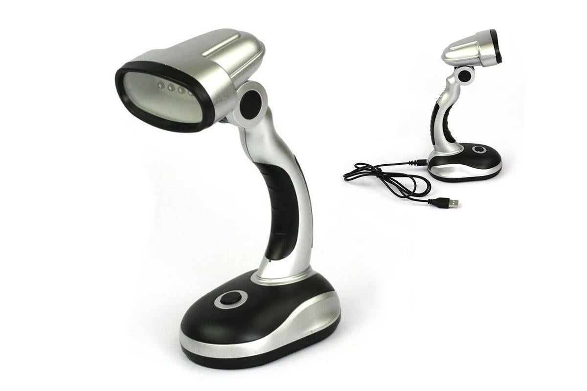 12 Bulb LED Portable Desk Lamp Computer Bedside Table Camping Light - Image 1