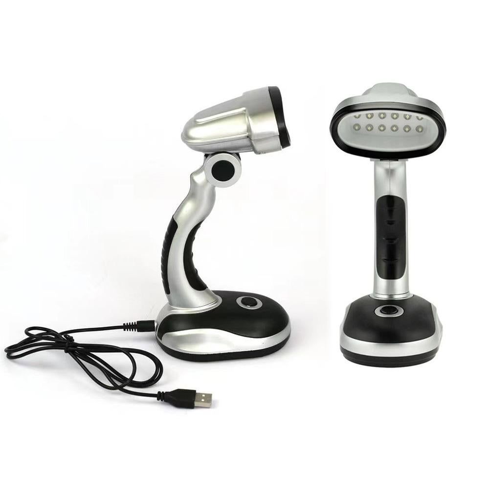 12 Bulb LED Portable Desk Lamp Computer Bedside Table Camping Light - Image 6