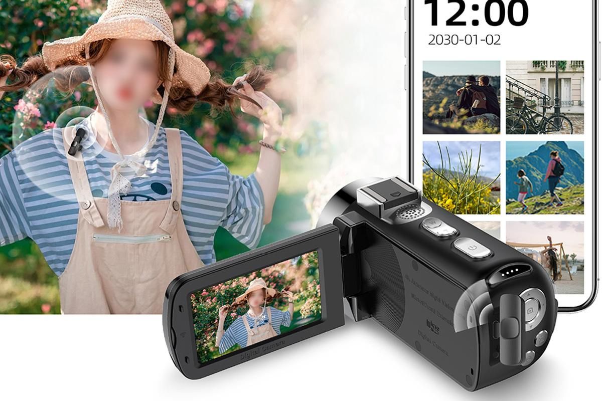 4K Video Camera Camcorder 64MP Vlogging Camera With 28X Digital Zoom for YouTube - Standard Version - Image 7