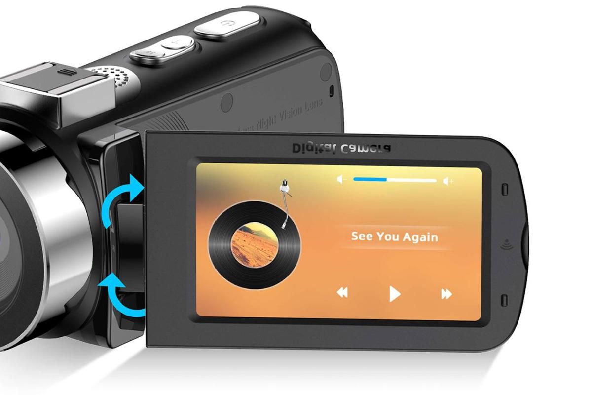 4K Video Camera Camcorder 64MP Vlogging Camera With 28X Digital Zoom for YouTube - Black Pro Version - Image 3