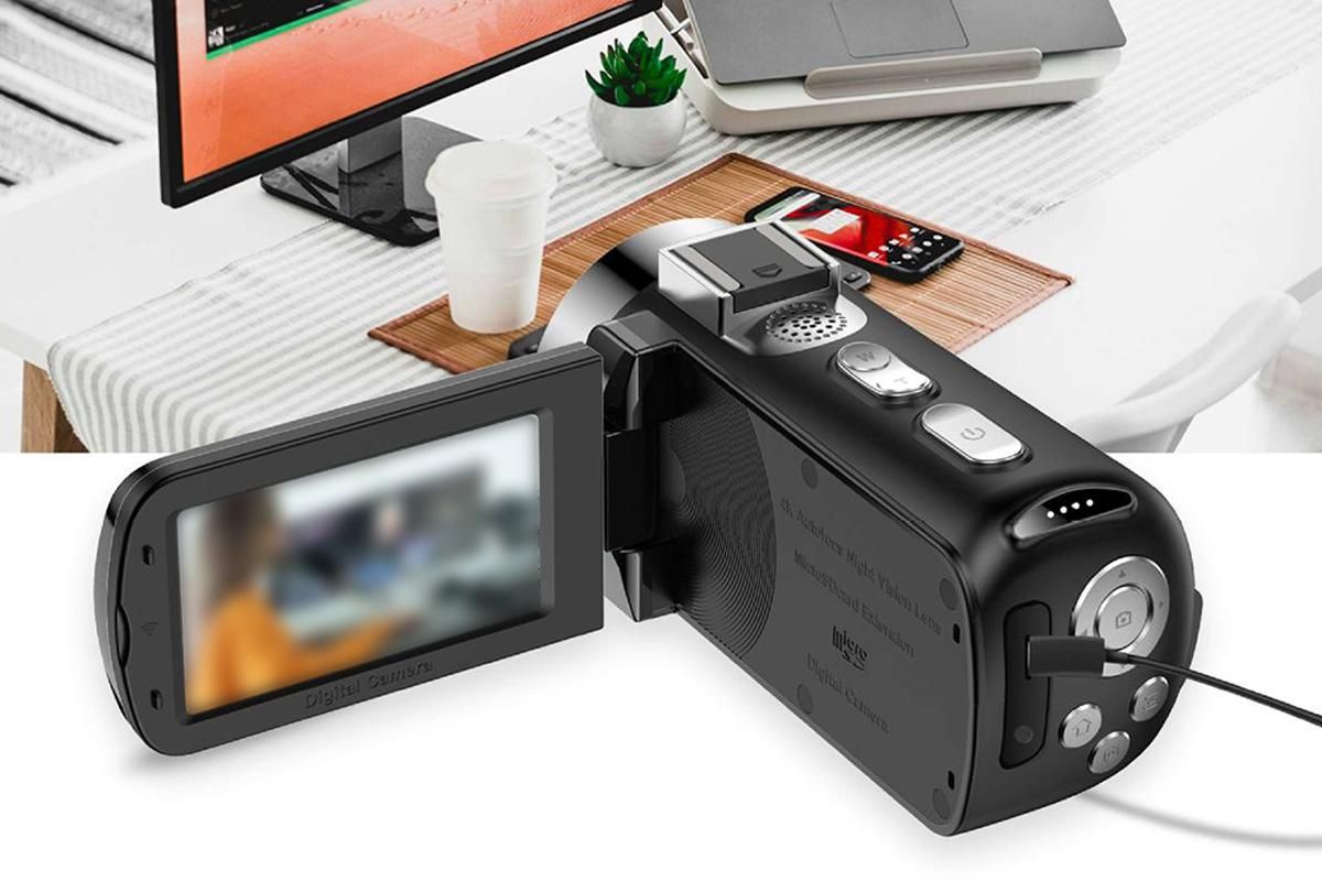 4K Video Camera Camcorder 64MP Vlogging Camera With 28X Digital Zoom for YouTube - Black Pro Version - Image 7