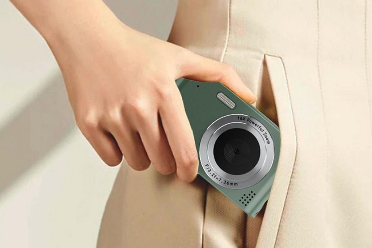 4K HD Digital Camera for Photography and Video Vlogging Camera Camera with 32G Memory Card 16X Digital Zoom -Green - Image 4